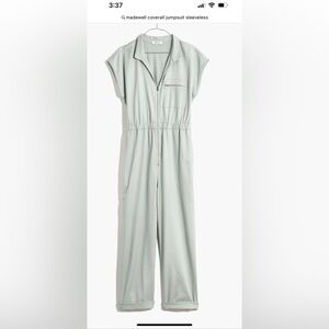 Madewell coveralls jumpsuit with zipper